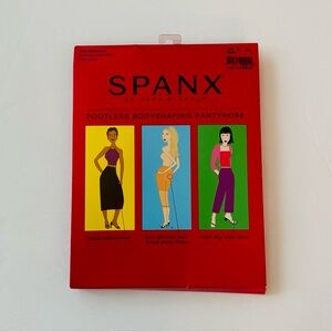 Spanx By Sara Blakely Footless Bodyshaping Pantyhose Original Nude Size B New